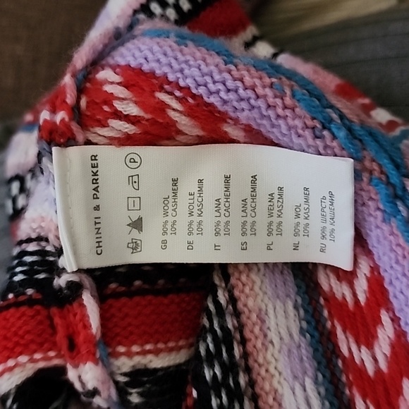 Chinti & Parker Wool Fair Isle Colorfull Sweater XS - Picture 9 of 9